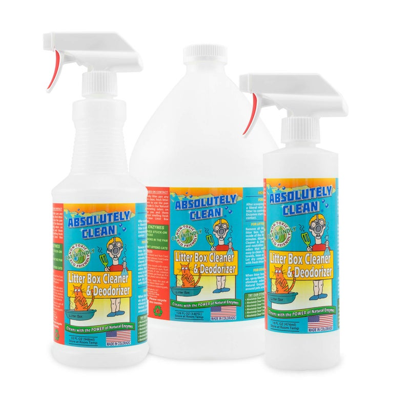 Absolutely Clean Litter Box Cleaner and Deodorizer, Eliminate Odors Quickly, Neutralizes Urine and Feces Odors in The Air and The Box, Make Litter Last Longer - Image 2